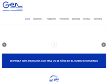 Tablet Screenshot of gensa.com.mx